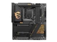 MSI MEG Z790 ACE - Moderkort - utökad ATX - LGA1700-uttag - Z790 Chipuppsättning - USB-C Gen2, USB 3.2 Gen 1, USB 3.2 Gen 2, USB-C Gen 2x2 - 2.5 Gigabit LAN, Wi-Fi 6, Bluetooth - inbyggda grafiken (CPU krävs) - HD-ljud (8 kanaler)