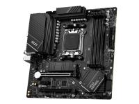 MSI PRO B650M-A WIFI - Moderkort - micro ATX - Socket AM5 - AMD B650 Chipuppsättning - USB-C 3.2 Gen2, USB 3.2 Gen 2, USB 3.2 Gen 1 - 2.5 Gigabit LAN, Wi-Fi 6E, Bluetooth - inbyggda grafiken (CPU krävs) - HD-ljud (8 kanaler)