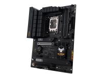 ASUS TUF GAMING B760-PLUS WIFI D4 - Moderkort - ATX - LGA1700-uttag - B760 Chipuppsättning - USB 3.2 Gen 1, USB 3.2 Gen 2, USB-C 3.2 Gen 2x2 - 2.5 Gigabit LAN, Wi-Fi 6, Bluetooth - inbyggda grafiken (CPU krävs) - HD-ljud (8 kanaler)