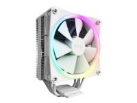 NZXT T120 RGB - Processorkylare - (för: LGA115x Socket, LGA1200, LGA1700, AM4, AM5) - aluminium och koppar - 120 mm - vit