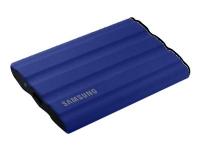 Samsung T7 Shield MU-PE1T0R - SSD - krypterat - 1 TB - extern (portabel) - USB 3.2 Gen 2 (USB-C kontakt) - 256 bitars AES - blå