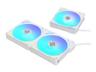 Lian-li Uni Fan Al120 V2 Rgb Pwm 3-pack Fläkt Vit