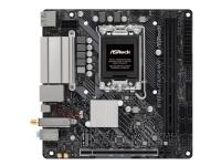 ASRock B760M-ITX/D4 WiFi - Moderkort - mini ITX - LGA1700-uttag - B760 Chipuppsättning - USB 3.2 Gen 1, USB-C 3.2 Gen 2x2 - Bluetooth, Gigabit LAN, Wi-Fi - inbyggda grafiken (CPU krävs) - HD-ljud (8 kanaler)