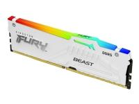Kingston FURY Beast RGB - DDR5 - sats - 32 GB: 2 x 16 GB - DIMM 288-pin - 6000 MT/s / PC5-48000 - CL36 - 1.35 V - on-die ECC