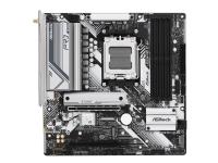 ASRock B650M Pro RS WiFi - Moderkort - micro ATX - Socket AM5 - AMD B650 Chipuppsättning - USB 3.2 Gen 1, USB 3.2 Gen 2, USB-C 3.2 Gen2, USB-C 3.2 Gen 1 - 2.5 Gigabit LAN, Bluetooth, Wi-Fi - inbyggda grafiken (CPU krävs) - HD-ljud (8 kanaler)