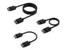 Corsair Icue Link Cable Kit Straight Connectors Svart