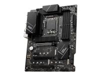 MSI PRO Z790-P WIFI - Moderkort - ATX - LGA1700-uttag - Z790 Chipuppsättning - USB-C Gen2, USB 3.2 Gen 1, USB 3.2 Gen 2, USB-C Gen 2x2 - 2.5 Gigabit LAN, Wi-Fi 6, Bluetooth - inbyggda grafiken (CPU krävs) - HD-ljud (8 kanaler)