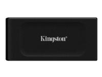 Kingston | XS1000 - SSD - 2 TB - extern (bärbar) - USB 3.2 Gen 2 (USB-C-kontaktanslutning)