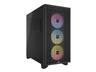 Corsair 3000D RGB Tempered Glass Mid-Tower - Black