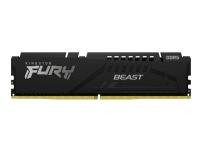 Kingston FURY Beast - DDR5 - sats - 128 GB: 4 x 32 GB - DIMM 288-pin - 2600 MHz / PC5-41600 - CL40 - 1.25 V - ej buffrad - on-die ECC - svart
