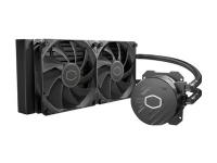 Cooler Master MasterLiquid 240L Core - Kylsystem med vätska till processorn - (för: LGA1156, AM2, AM2+, AM3, LGA1155, AM3+, FM1, FM2, LGA1150, FM2+, LGA1151, AM4, LGA1200, LGA1700, AM5) - 120 mm - svart