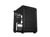 Cooler Master Qube 500 FLATPACK - Black & White Edition - mid tower - utökad ATX - genomskinlig sidopanel (härdat glas) - ingen strömförsörjning (ATX / SFX / SFX-L) - svart och vit - USB/ljud