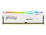 Kingston FURY Beast RGB - DDR5 - sats - 64 GB: 2 x 32 GB - DIMM 288-pin - 5600 MHz / PC5-44800 - CL36 - 1.25 V - ej buffrad - on-die ECC - vit