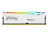 Kingston FURY Beast RGB - DDR5 - sats - 64 GB: 2 x 32 GB - DIMM 288-pin - 2800 MHz / PC5-44800 - CL40 - 1.25 V - ej buffrad - on-die ECC - vit