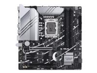 ASUS PRIME Z790M-PLUS - Moderkort - micro ATX - LGA1700-uttag - Z790 Chipuppsättning - USB-C 3.2 Gen 2x2, USB-C 3.2 Gen 1, USB 3.2 Gen 2, USB 3.2 Gen 1 - Gigabit LAN - inbyggda grafiken (CPU krävs) - HD-ljud (8 kanaler)