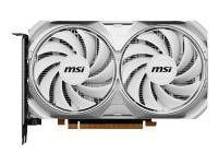 MSI GeForce RTX 4060 VENTUS 2X WHITE 8G OC - Grafikkort - GeForce RTX 4060 - 8 GB GDDR6 - PCIe 4.0 x8 - HDMI, DisplayPort - vit