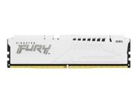 Kingston FURY Beast - DDR5 - modul - 16 GB - DIMM 288-pin - 6000 MHz / PC5-48000 - CL36 - 1.35 V - ej buffrad - on-die ECC - vit