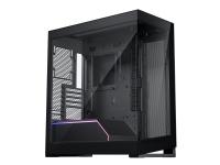 Phanteks NV5 - Mid tower - utökad ATX - genomskinlig sidopanel (härdat glas) - ingen strömförsörjning (ATX) - svart satäng - USB/ljud