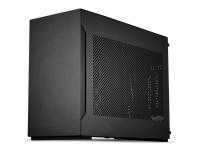 Lian Li A4-H20 X4 - Litet hölje - mini ITX - ingen strömförsörjning - eloxerad svart, mattsvart - USB/ljud