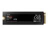 Samsung 990 PRO MZ-V9P4T0CW - SSD - krypterat - 4 TB - inbyggd - M.2 2280 - PCIe 4.0 x4 (NVMe) - 256 bitars AES - TCG Opal Encryption - integrerad kylfläns