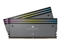 CORSAIR Dominator Titanium RGB - DDR5 - sats - 64 GB: 2 x 32 GB - DIMM 288-pin - 6000 MT/s / PC5-48000 - CL30 - 1.4 V - ej buffrad - icke ECC - grå