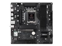 ASRock B760M PG LIGHTNING WIFI - Moderkort - micro ATX - LGA1700-uttag - B760 Chipuppsättning - USB-C 3.2 Gen 1, USB 3.2 Gen 1 - 2.5 Gigabit LAN, Wi-Fi 6E, Bluetooth - inbyggda grafiken (CPU krävs) - HD-ljud (8 kanaler)