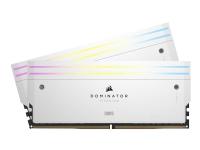 CORSAIR Dominator Titanium RGB - DDR5 - sats - 64 GB: 2 x 32 GB - DIMM 288-pin - 6000 MHz / PC5-48000 - CL30 - 1.4 V - ej buffrad - vit