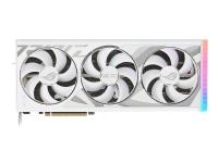 ASUS ROG Strix GeForce RTX 4080 SUPER 16GB - White OC Edition - grafikkort - NVIDIA GeForce RTX 4080 SUPER - 16 GB GDDR6X - PCIe 4.0 - 3 x DisplayPort, 2 x HDMI - vit - låda