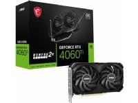 MSI VENTUS GeForce RTX 4060 Ti 2X BLACK 8G OC, GeForce RTX 4060 Ti, 8 GB, GDDR6, 128 bit, 7680 x 4320 pixlar, PCI Express 4.0