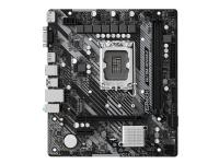 ASRock H610M-HDV/M.2 - 2.0 - moderkort - micro ATX - LGA1700-uttag - H610 Chipuppsättning - USB 3.2 Gen 1 - Gigabit LAN - inbyggda grafiken (CPU krävs) - HD-ljud (8 kanaler)