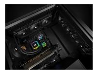 CORSAIR iCUE H100i RGB ELITE - Kylsystem med vätska till processorn - Elementstorlek: 240 mm - (för: AM4, sTRX4, LGA1155, LGA1150, LGA1151, LGA1156, LGA2011, LGA2066, LGA1200, LGA2011-3, LGA1700) - 120 mm