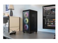 CORSAIR 2000D AIRFLOW - SFF-TORN - mini ITX - svart - USB/ljud