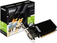 MSI V809-2000R, GeForce GT 710, 2 GB, GDDR3, 64 bit, 4096 x 2160 pixlar, PCI Express x16 2.0