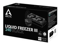 ARCTIC Liquid Freezer III 240 - Kylsystem med vätska till processorn - Elementstorlek: 240 mm - (för: AM4, LGA1700, AM5) - 120 mm - svart