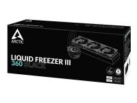 ARCTIC Liquid Freezer III 360, allt-i-ett vätskekylare, 12 cm, 56,3 cu. ft/min, 95,65 m³/h, svart