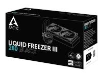 ARCTIC Liquid Freezer III 280, allt-i-ett vätskekylare, 14 cm, 72,8 cfm/min, 123,76 m³/h, Svart