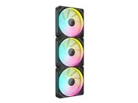 CORSAIR iCUE Link LX120 RGB - Lådfläkt - 120 mm - svart (paket om 3)