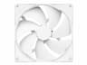 NZXT F Series F140P - Lådfläkt - 140 mm - matt vit