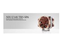 Noctua NH-U14S TR5-SP6, Luftkylare, 14 cm, 300 rpm, 1500 rpm, 140,2 m³/h, Ljusbrun