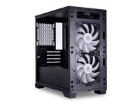 Lancool 205 MESH - Tower - ATX - genomskinlig sidopanel (härdat glas) - ingen strömförsörjning - svart - USB/ljud