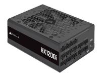 CORSAIR HXi Series HX1200i - Nätaggregat (intern) - helt modulär, ultralågt ljud - ATX12V 3.0 - 80 PLUS Platinum - AC 100-240 V - 1200 Watt - Europa