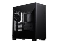 Phanteks XT Pro - Tower - utökad ATX - genomskinlig sidopanel (härdat glas) - ingen strömförsörjning (ATX) - svart satäng - USB/ljud