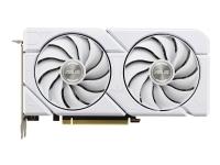 ASUS Dual GeForce RTX 4070 EVO 12GB - White OC Edition - grafikkort - GeForce RTX 4070 - 12 GB GDDR6X - PCIe 4.0 - HDMI, 3 x DisplayPort - vit