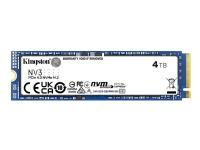 Kingston NV3 - SSD - 4 TB - inbyggd - M.2 2280 - PCIe 4.0 x4 (NVMe)