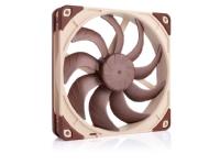 Noctua NF-A14X25 G2 LS-PWM, Luftkylare, 14 cm, 800 rpm, 11,4 dB, 81,6 m³/h, Beige, Brun