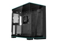 Lian Li O11 Dynamic Evo RGB - Tower - utökad ATX - genomskinlig sidopanel (härdat glas) - ingen strömförsörjning (ATX) - svart - USB/ljud