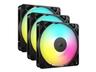 Corsair Rs120 Argb Datorväska Fan 12 Cm Svart 3 Styck Fläkt Svart
