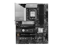 MSI PRO Z890-S WIFI - Moderkort - ATX - LGA1851-uttag - Z890 Chipuppsättning - USB-C 3.2 Gen 2x2, USB 3.2 Gen 1 - 2.5 Gigabit LAN, Wi-Fi 7, Bluetooth - inbyggda grafiken (CPU krävs) - HD-ljud (8 kanaler)