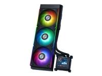 Lian Li HydroShift LCD 360R - Kylsystem med vätska till processorn - kan monteras på sidan - (för: LGA1700, AM4, AM5) - 120 mm - svart