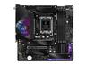 ASRock Phantom Gaming Z890M RIPTIDE WIFI - Moderkort - micro ATX - LGA1851-uttag - Z890 Chipuppsättning - USB4, USB 3.2 Gen 2, USB 3.2 Gen 1 - 5 Gigabit Ethernet, Wi-Fi 6E, Bluetooth - inbyggda grafiken (CPU krävs) - HD-ljud (8 kanaler)